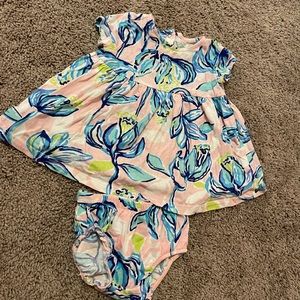 Lilly Pulitzer infant dress and bloomers!